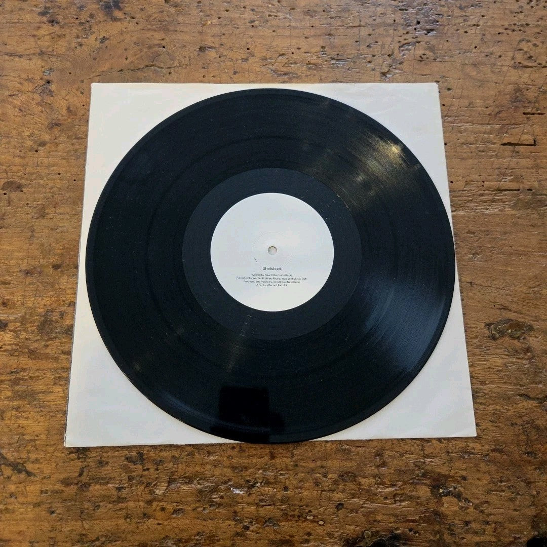 LP New Order -  Shellshock Fac 143 1986 Musica Electronic Vinile