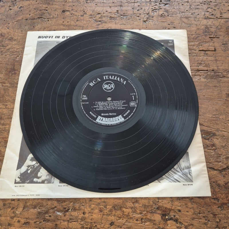 LP Miranda Martino Le Canzoni Di Sempre PSL 10383 Musica Italiana Vinile Italy