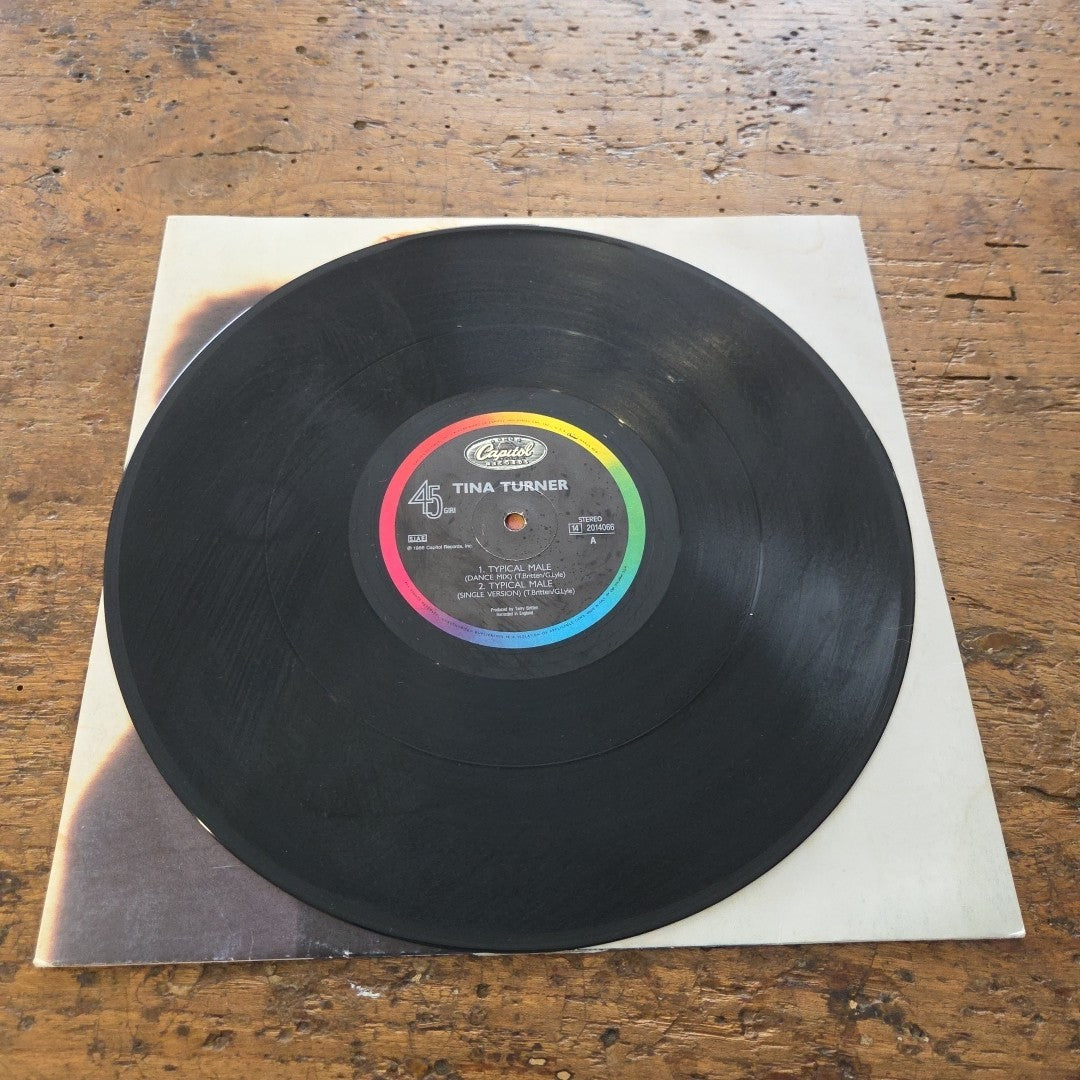 LP Tina Turner - Typical Male 14 201 4066 1986 Musica Pop Vinile