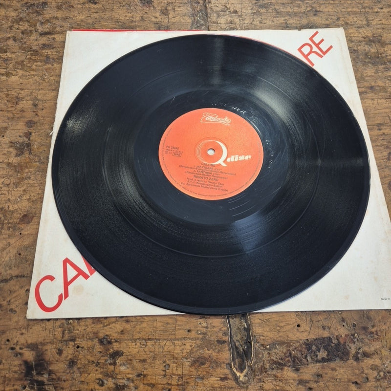 LP Renato Zero Calore PG33440 Zerolandia Italy 1978 Musica Italiana Vinile Rock