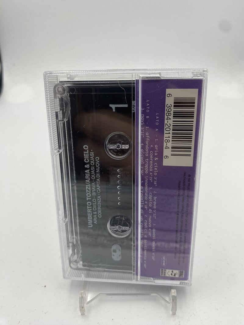 MUSICASSETTA Tape VG Umberto Tozzi – Aria & Cielo Italy Pop Rock 1997