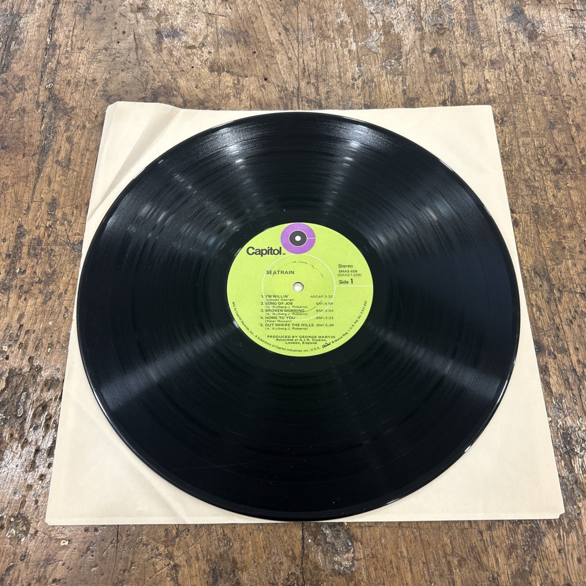 LP Seatrain - SMAS-659 Made In US Capitol 1970 Vinile Rock