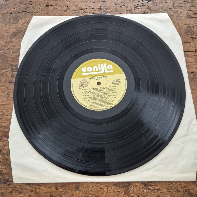 LP Ornella Vanoni PIÙ OVL 2006 Italy 1976 Vanilla Musica Italiana Vinile
