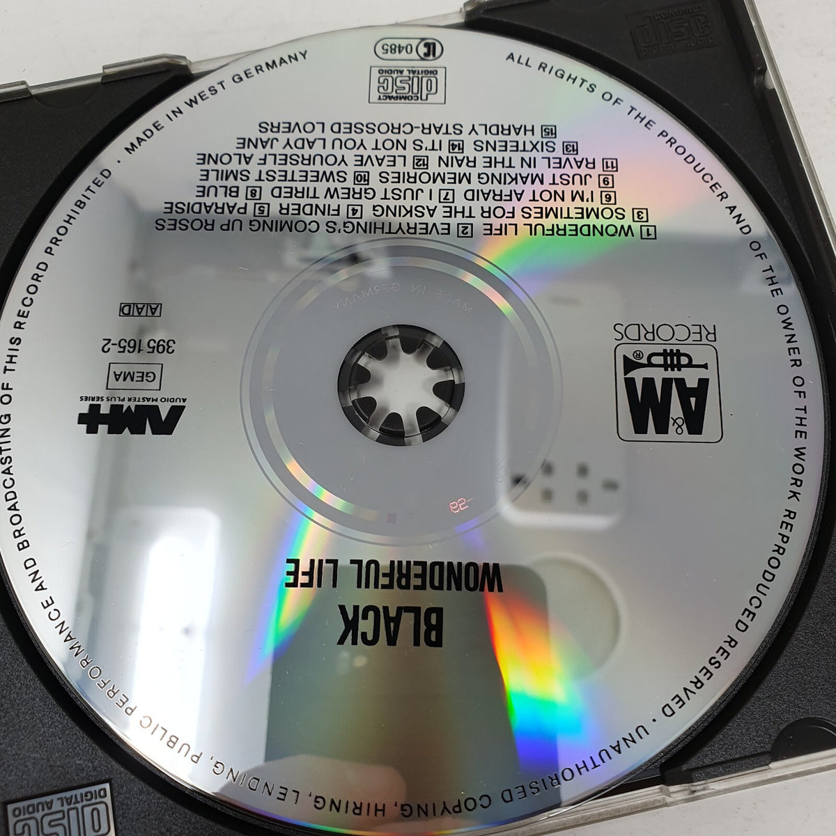 CD Black – Wonderful Life A&M Records – 395165-2