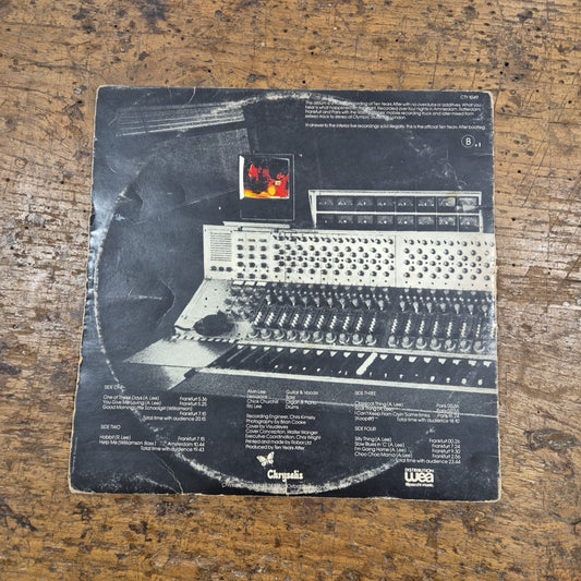 LP Ten Years After Recorded Live CTY 1049 Made In France Rock Pop Vinile