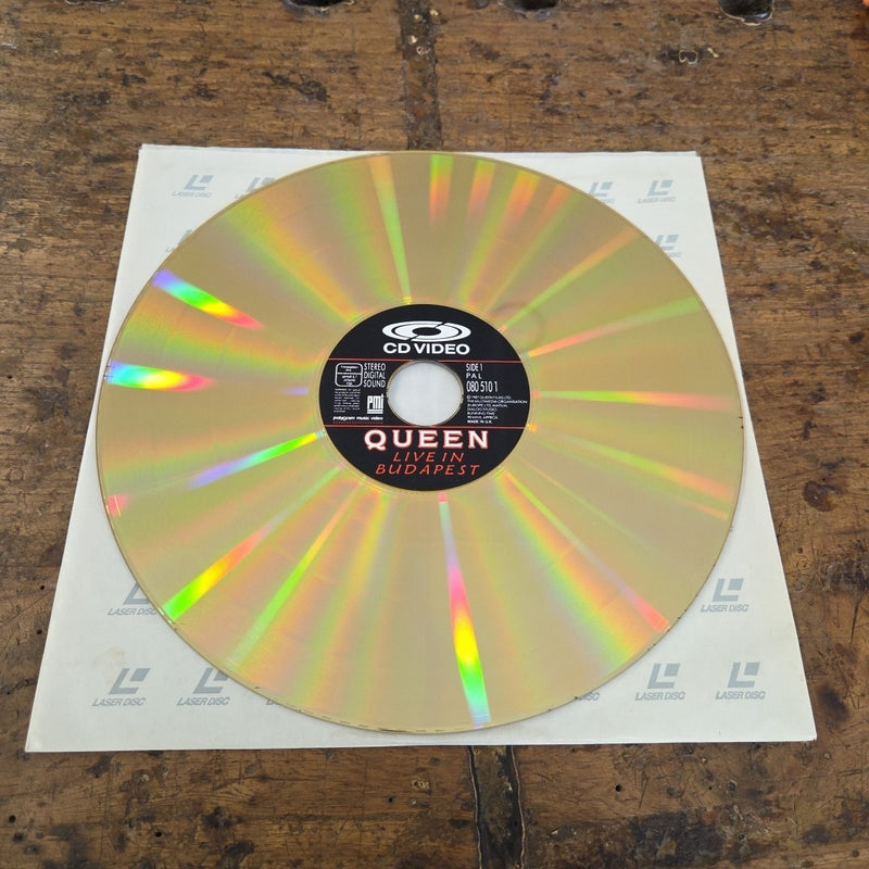 LP Queen - Live In Budapest 0805101 1987 CDV Made In UK Rock Vinil