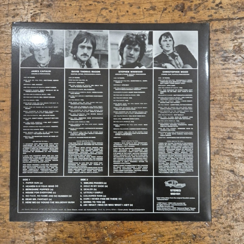 LP Traffic - Mr. Fantasy 900181 Made In EU Musica Rock  Vinile
