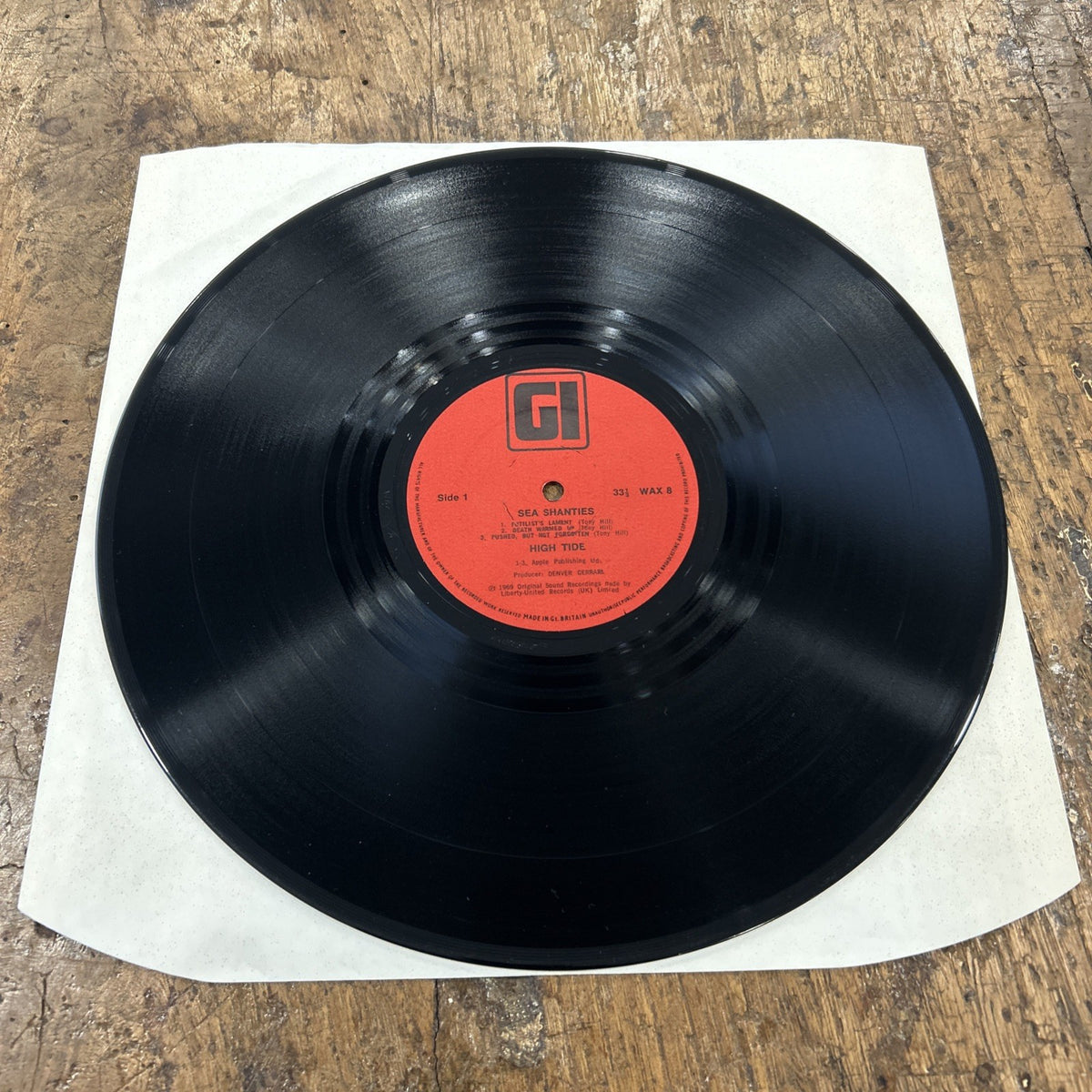 LP High Tide - Sea Shanties Made In UK WAX 8 Vinile Prog Rock Progressive