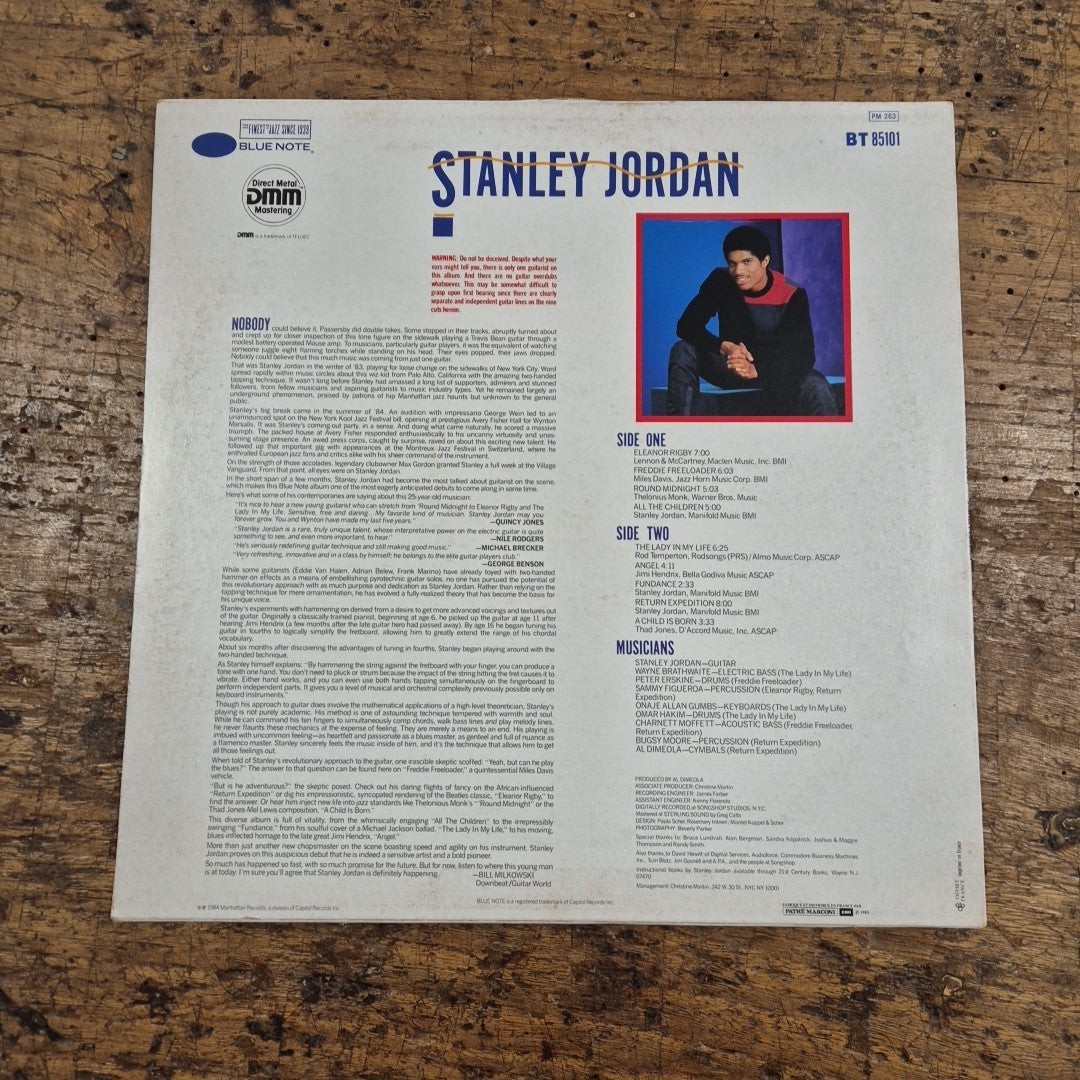 LP Stanley Jordan - Magic Touch BT 85101 Musica Jazz Vinile