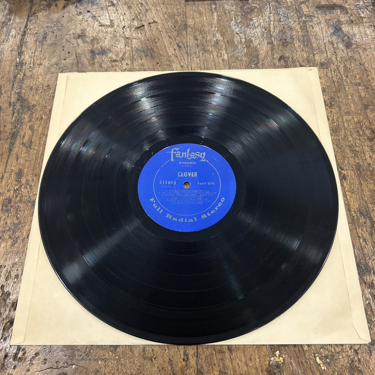LP Clover - Fantasy FANT 8395 Vinile Full Radial Stereo Rock Musica