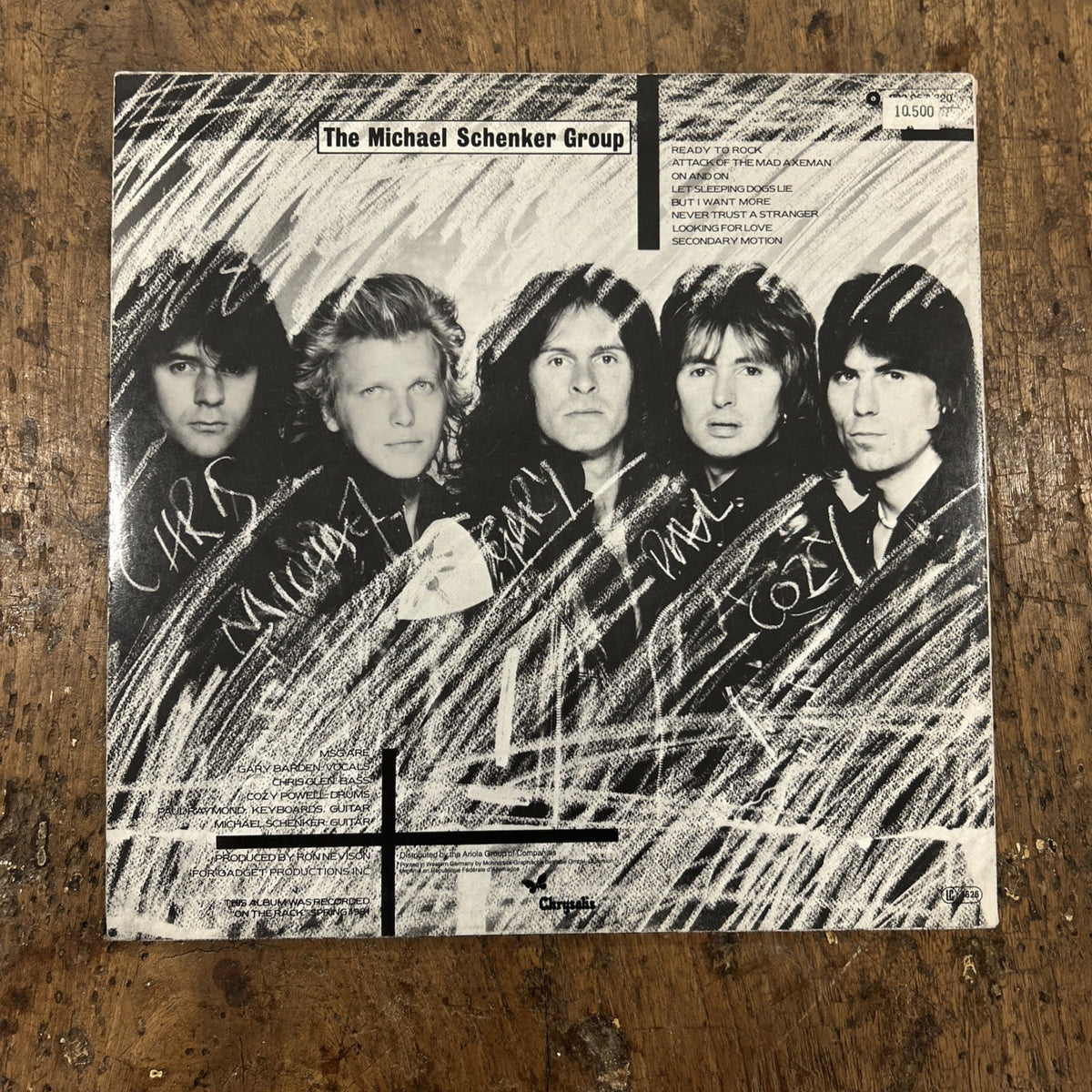 LP The Michael Schenker Group - MSG 203 957-320 Made In Germany Vinile Hard Rock