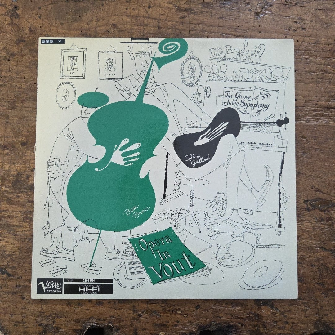 LP Slim Gaillard - Opera In Vout 1956 2304 554 Jazz Vinile Made In France