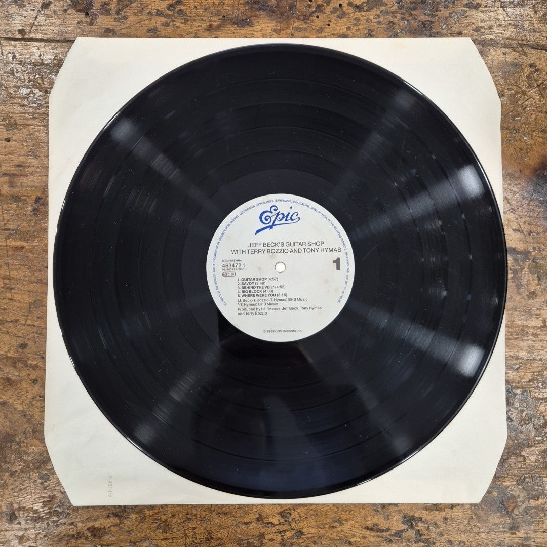 LP Jeff Beck's Guitar Shop Terry Bozzio Tony Hymas 463472 1 1989 Vinile Rock