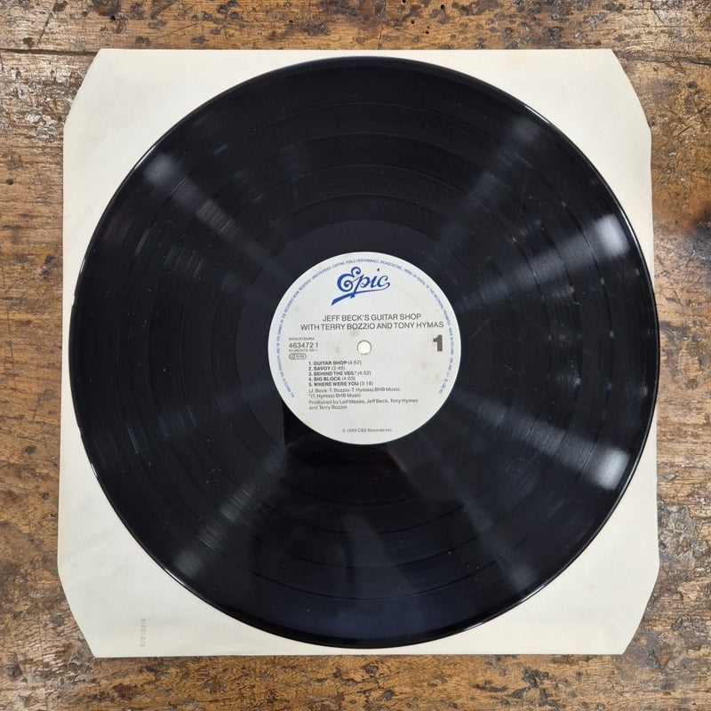 LP Jeff Beck's Guitar Shop Terry Bozzio Tony Hymas 463472 1 1989 Vinile Rock