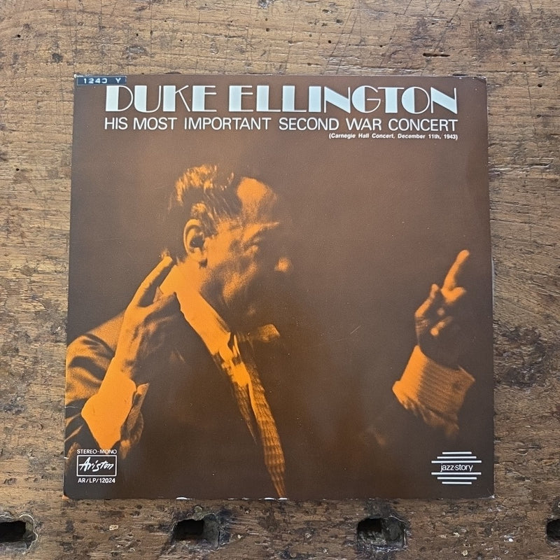 LP Duke Ellington- His Most Important Second War Concert 1970 Jazz Vinile