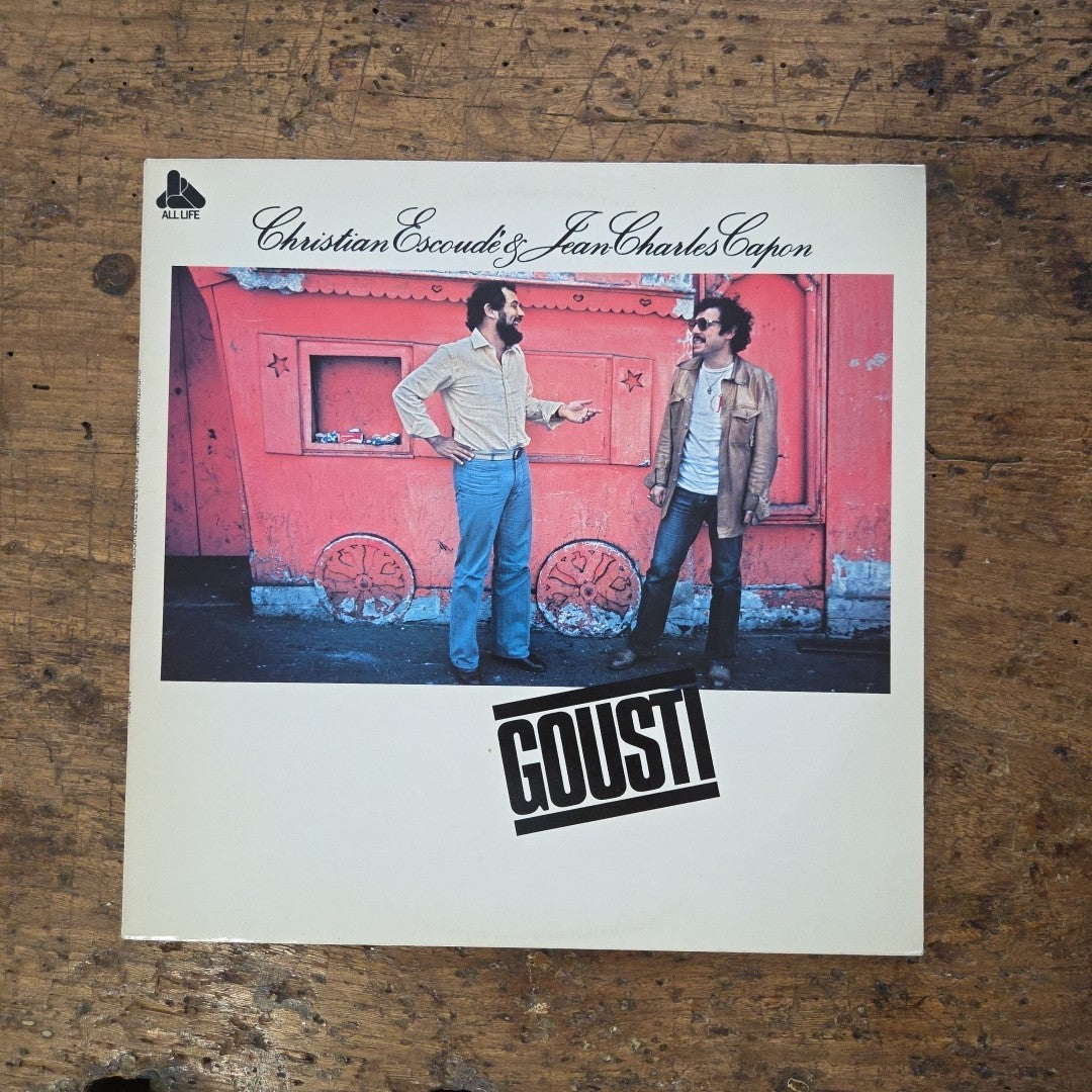 LP Christian Escoudè & Jean-Charles Capon - Gousti AL 006 Jazz Vinile 1980