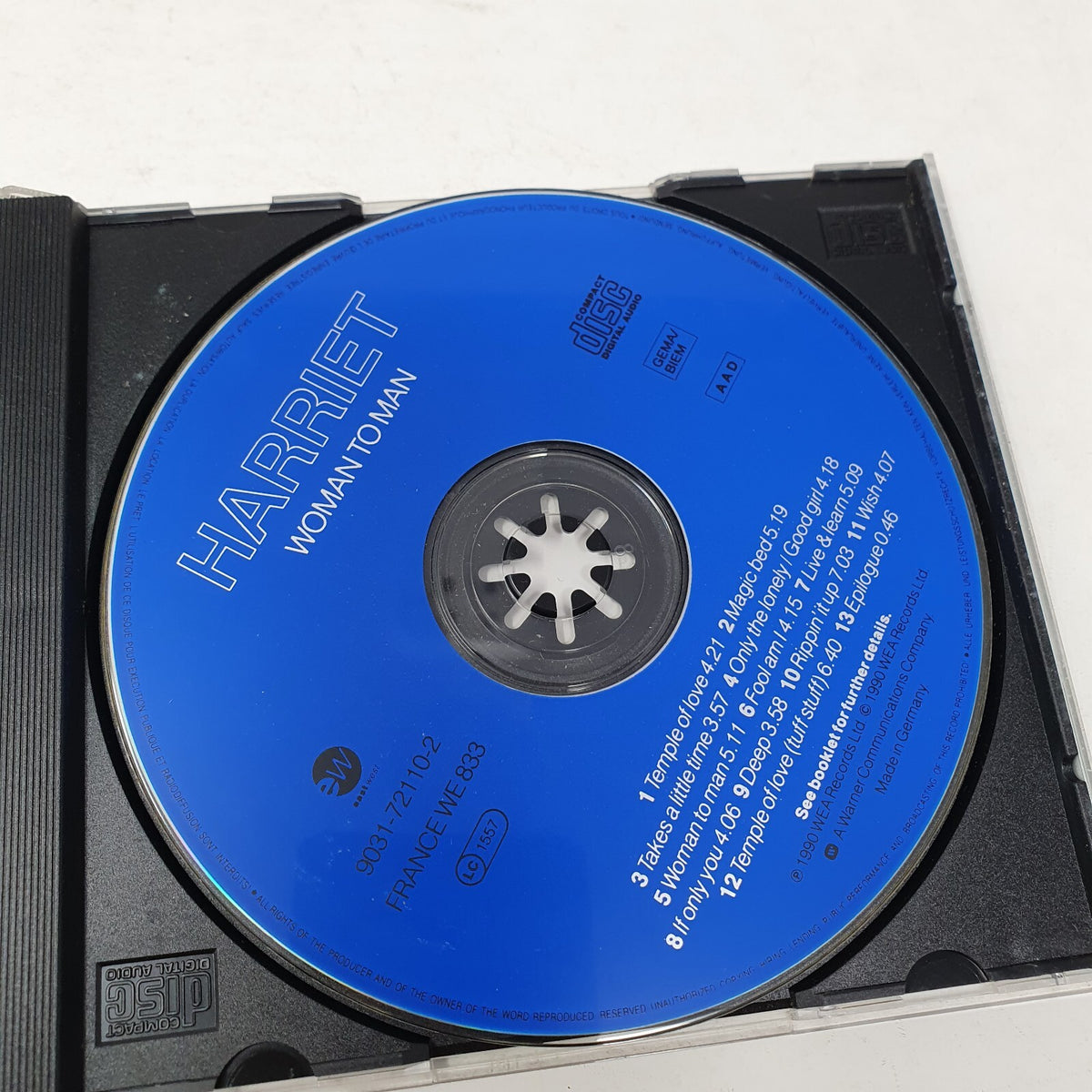 CD Harriet – Woman To Man EastWest – 9031-72110-2