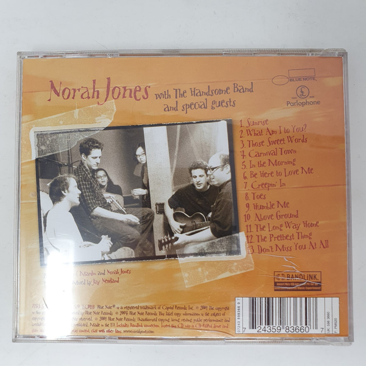 CD Norah Jones – Feels Like HomeBlue Note – 7243 5 84800 0 9