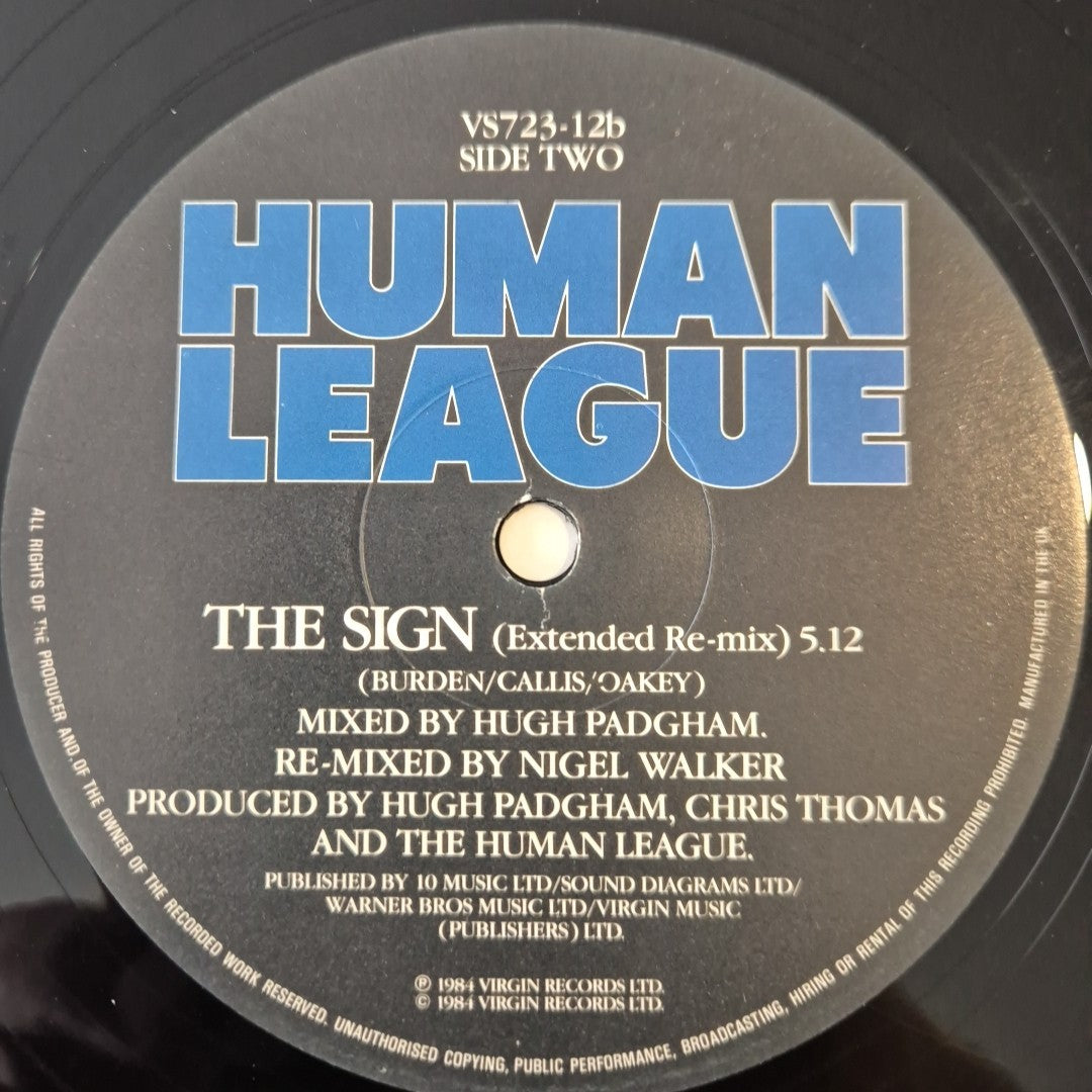 LP The Human League - The Sign Louise VS723-12b Rock New Wave Synth-pop Vinile