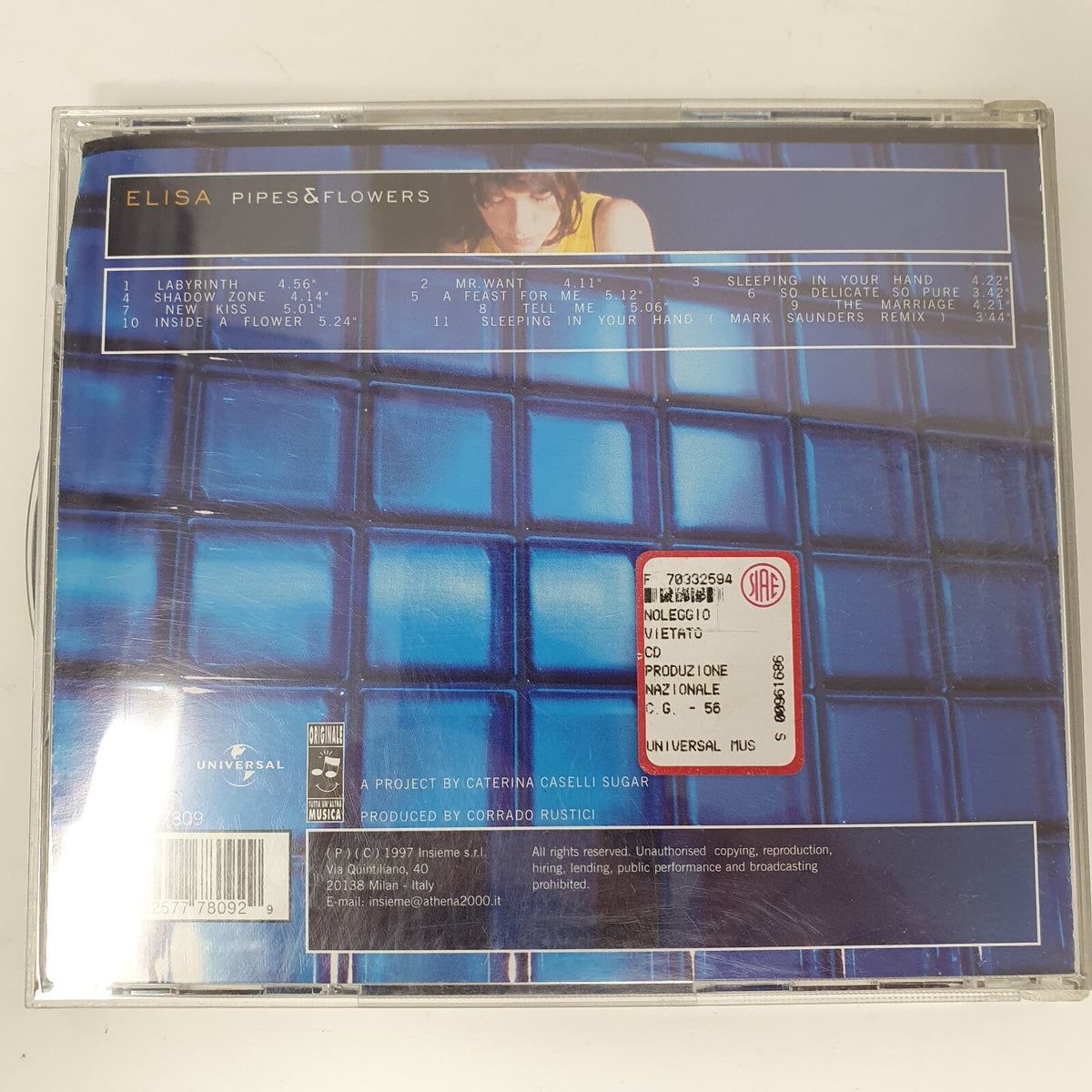 CD Elisa – Pipes & Flowers Sugar  – SGR-D 77809, Universal