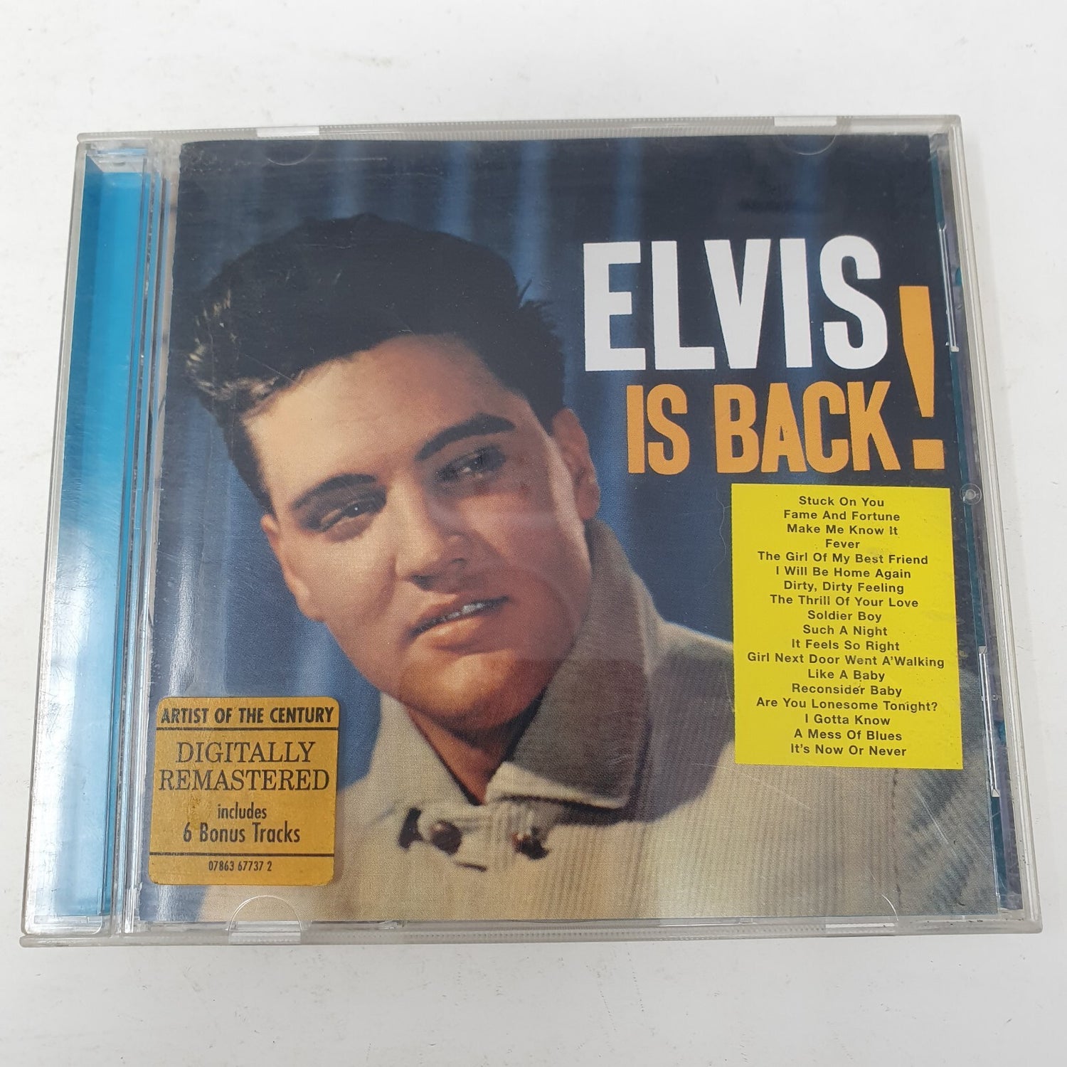 CD Elvis Presley – Elvis Is Back! RCA – 07863 67737-2