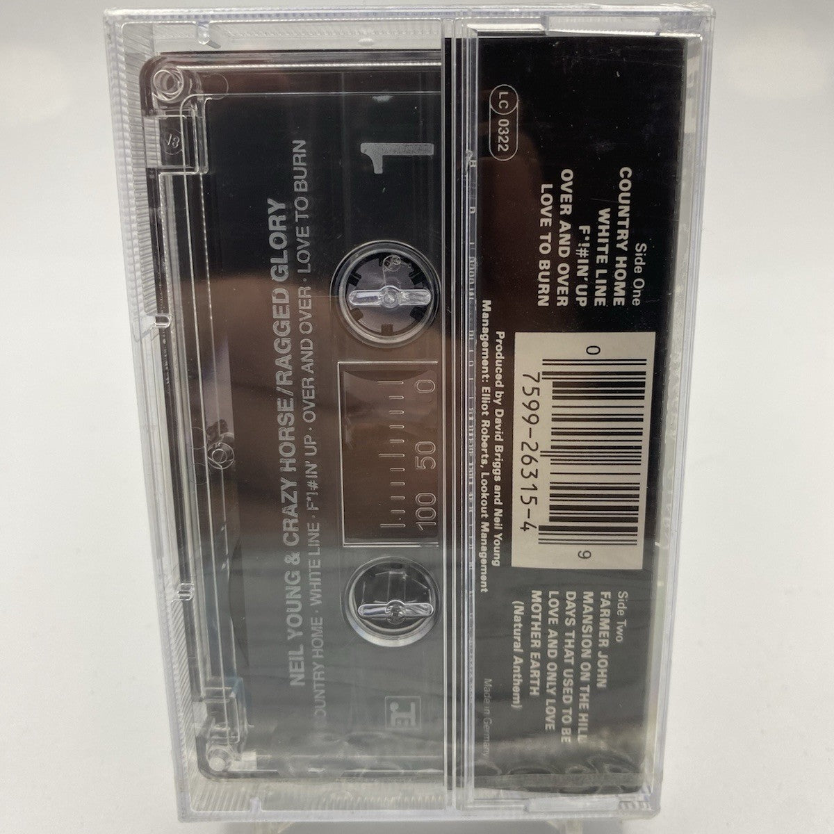 MUSICASSETTA Tape SS Neil Young + Crazy Horse – Ragged Glory Rock 1990