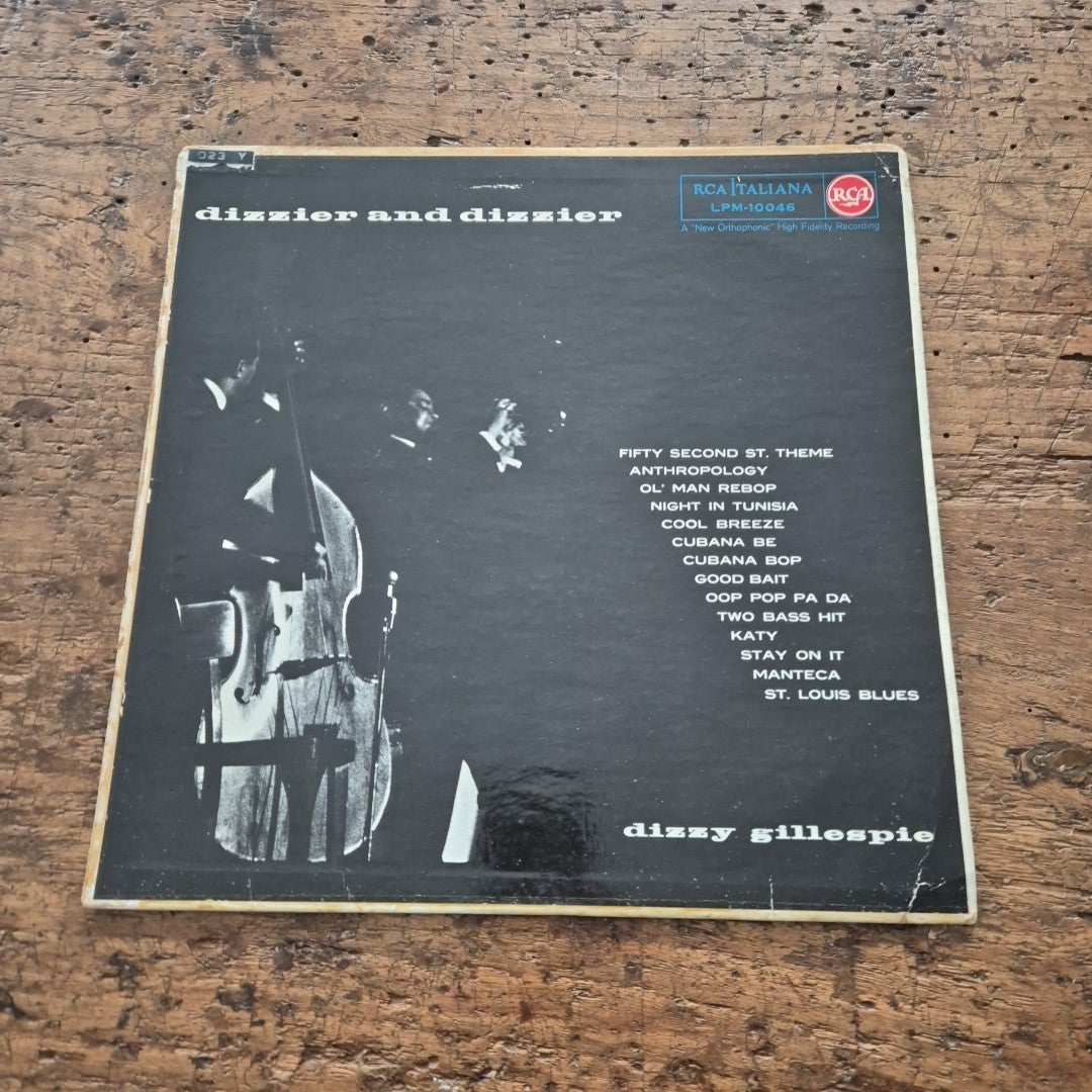 LP Dizzy Gillespie - Dizzier And Dizzier LPM-10046 Musica Jazz Vinile 12:
