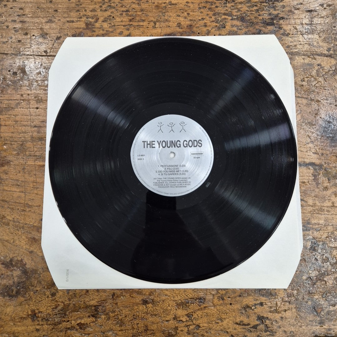 LP The Young Gods - LD 8821 Made In Belgium Electronic Rock Vinile