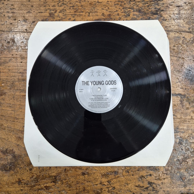 LP The Young Gods - LD 8821 Made In Belgium Electronic Rock Vinile
