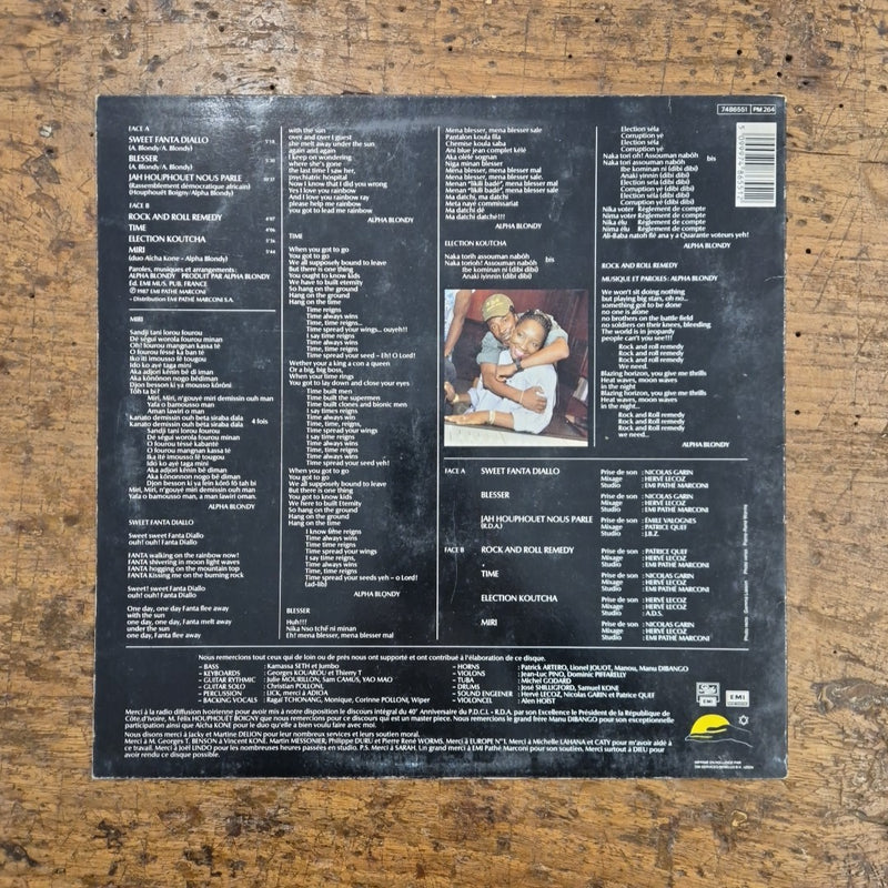 LP Alpha Blondy And The Solar System Revolutiom 7486551 France 1887 Reggae Dub