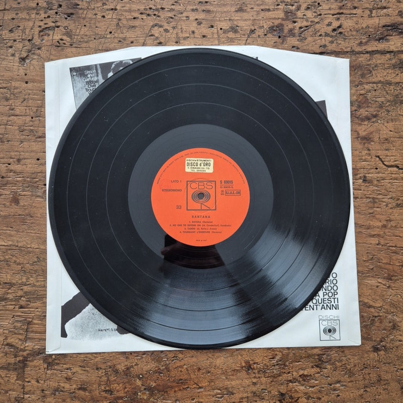 LP Santana S 69015 Prima Stampa Italiana 1971 Musica Rock Vinile 12