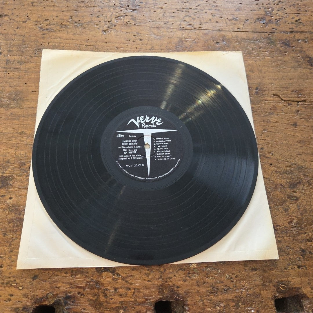 LP Buddy Bregman - Swinging Kicks MGV 2042 Jazz Vinile Made In Italy