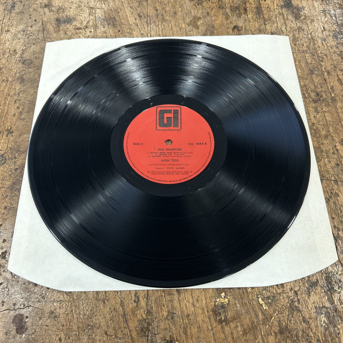 LP High Tide - Sea Shanties Made In UK WAX 8 Vinile Prog Rock Progressive