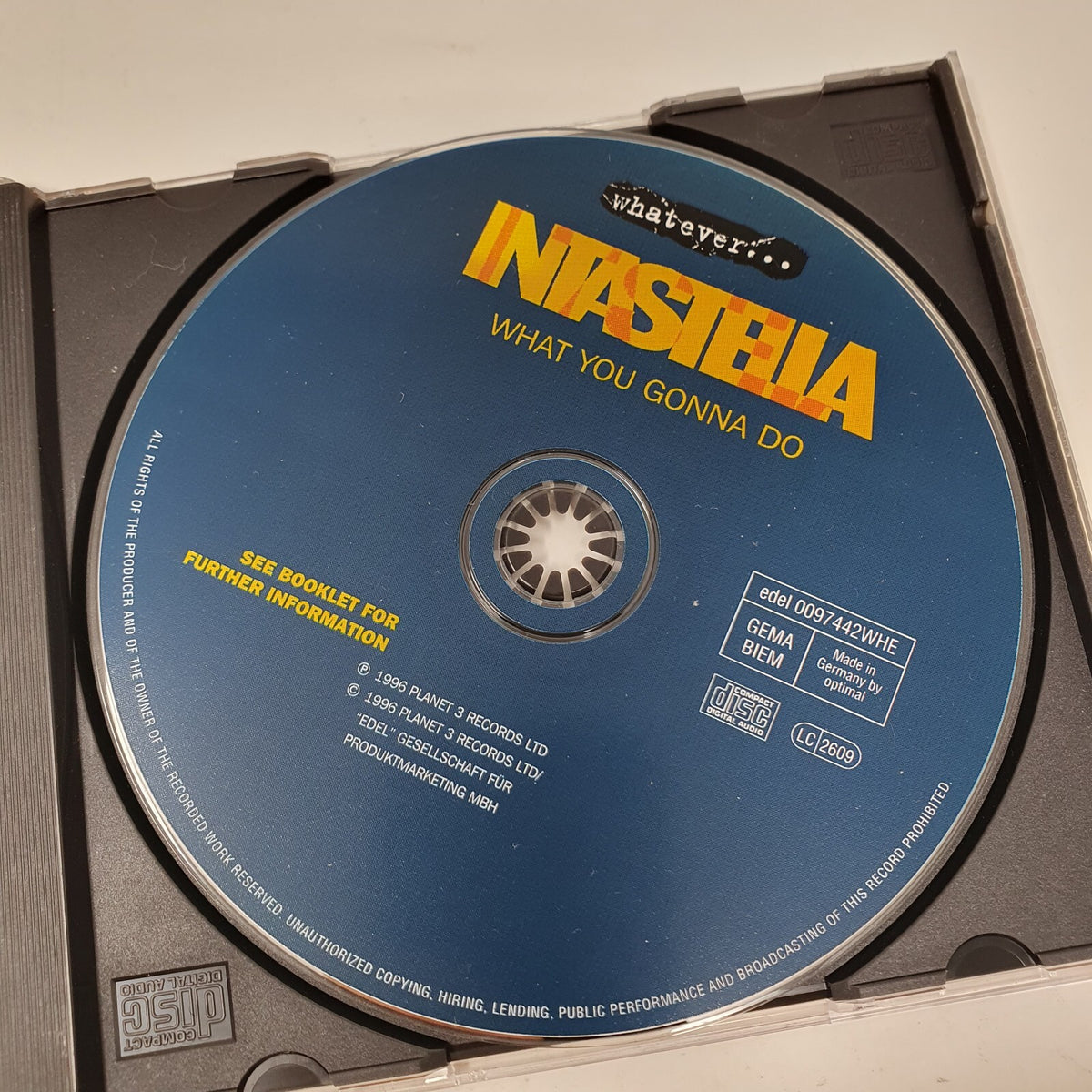 CD Intastella – What You Gonna Do Whatever... – edel 0097442WHe