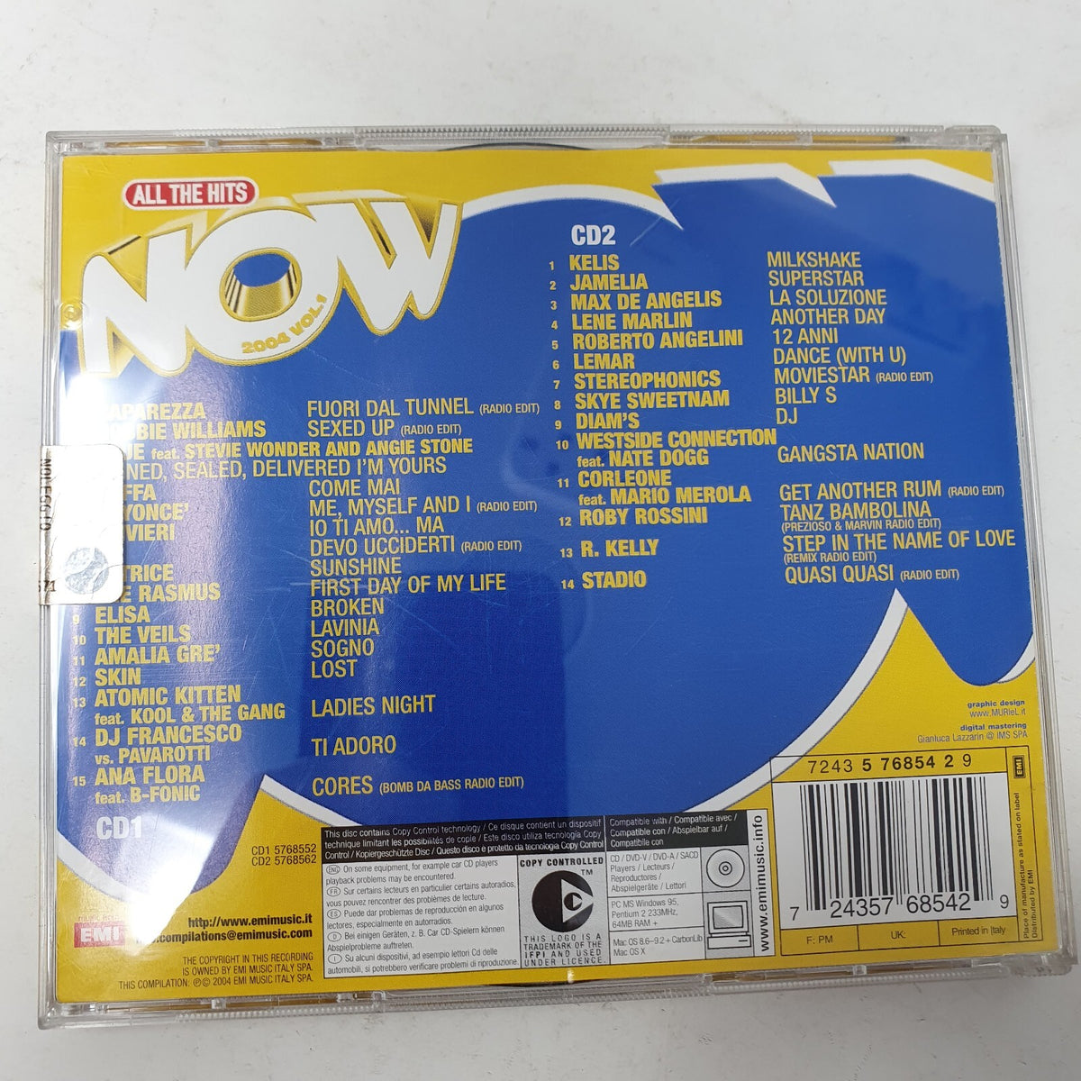 CD Various – All The Hits Now 2004 Vol. 1 EMI – 5768542