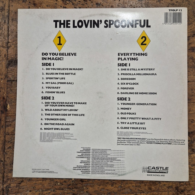 LP The Lovin Spoonful - Do You Believe In Magic? TFOLP12 Made in UK Vinile Rock