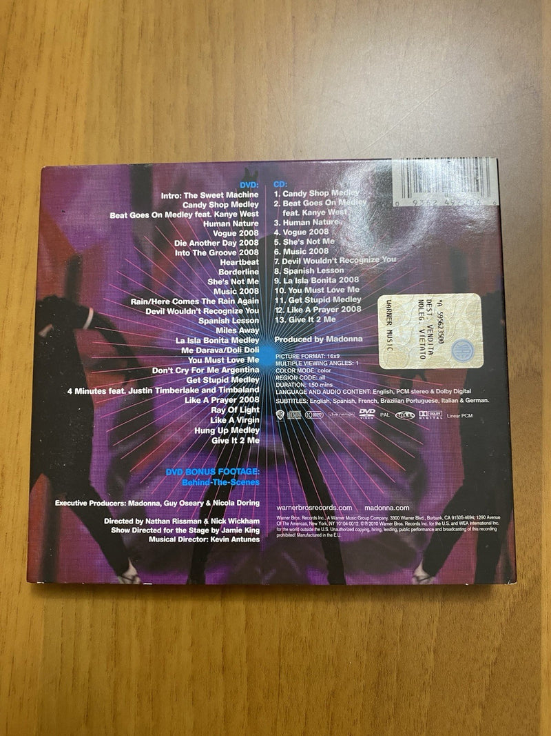 CD Cofanetto Madonna – Sticky & Sweet Tour Pop 2010