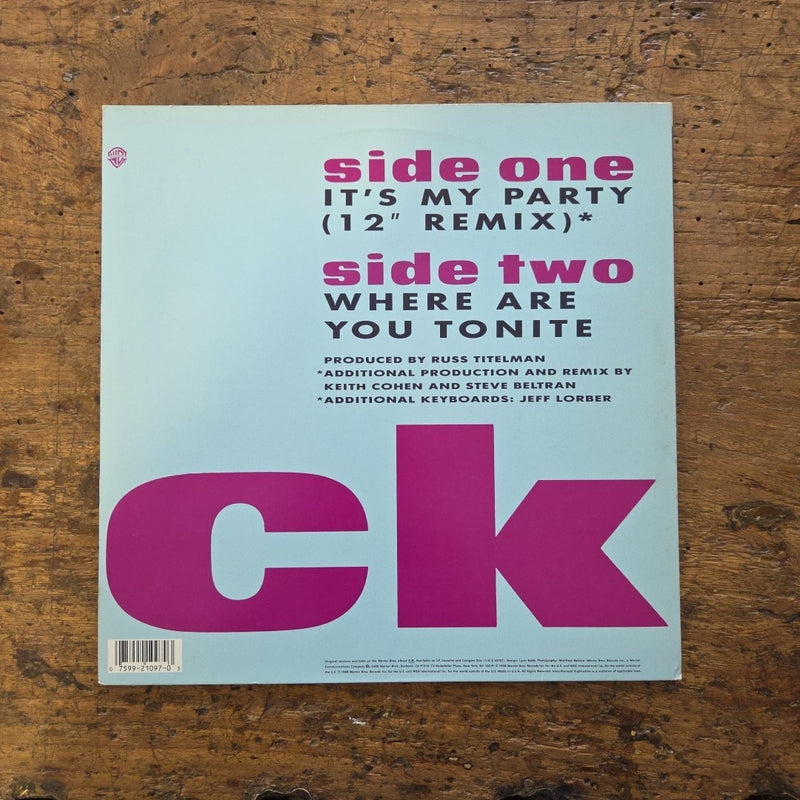LP Chaka Khan - It's My Party 0 21097 1988 Musica Pop Vinile