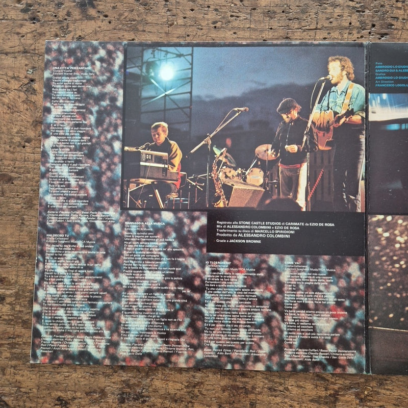 LP Ron - Una Città Per Cantare ZPLSR 34079 Made In Italy Musica Italiana Vinile