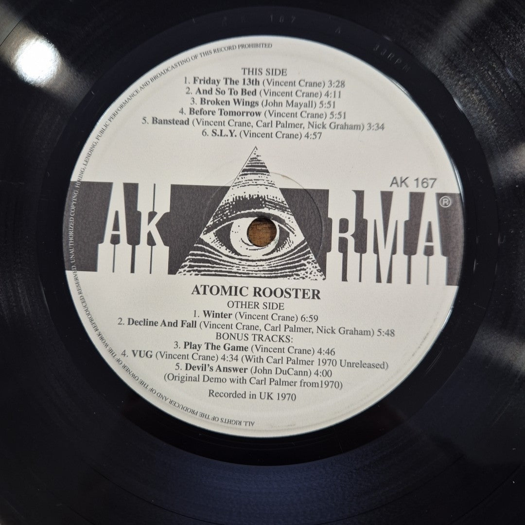 LP Atomic Booster AKARMA AK 167 Ristampa Rock Garage Vinile