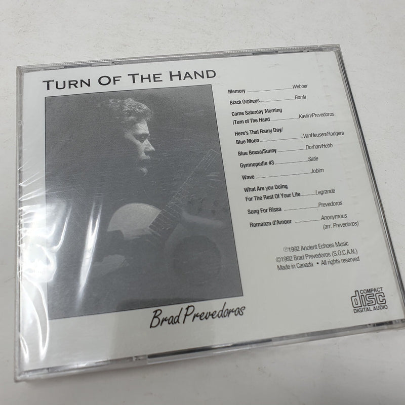 CD Brad Prevedoros  Turn Of The Hand Ancient Echoes Music Sealed