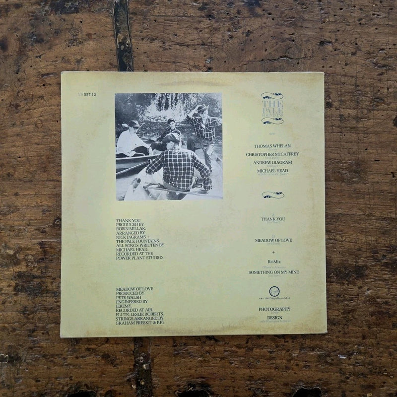 LP The Pale Fountains - Thank You VS 557-12 1982 Musica Rock Vinile