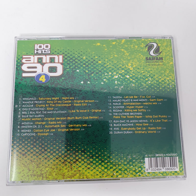 CD Various – 100 Hits Anni 90 Vol. 4 Atlantis  – ATL 967-2