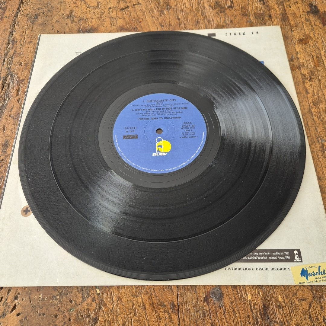 LP Frankie Goes To Hollywood - Rage Hard ZTASX 22 musica Rock Pop Vinile 1986