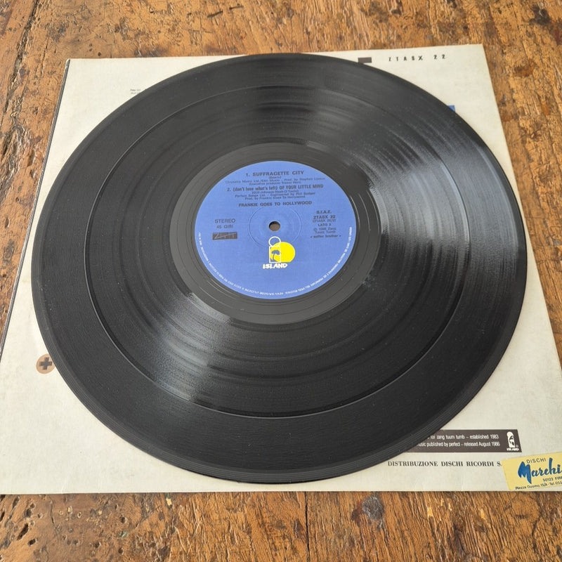 LP Frankie Goes To Hollywood - Rage Hard ZTASX 22 musica Rock Pop Vinile 1986