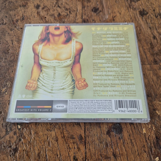 CD Madonna - Greatest Hits Volume 2 GHV2 9362-48000-2 Musica Pop
