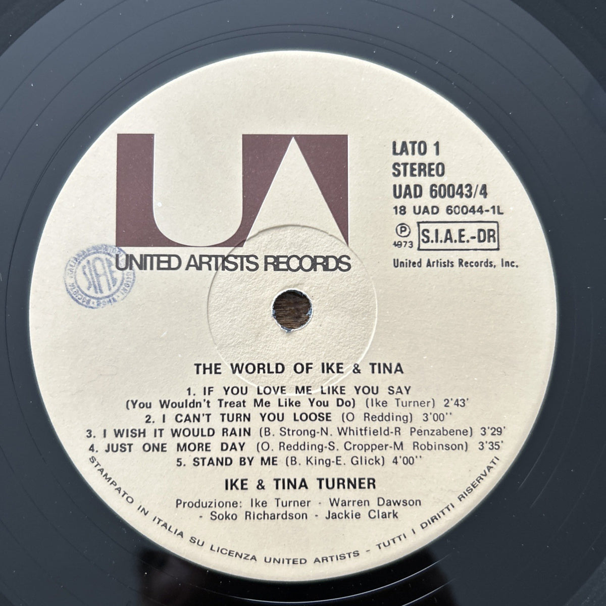 LP Ike & Tina Turner The World Of Ike & Tina UAD 60043 Funk Soul Disco Vinile