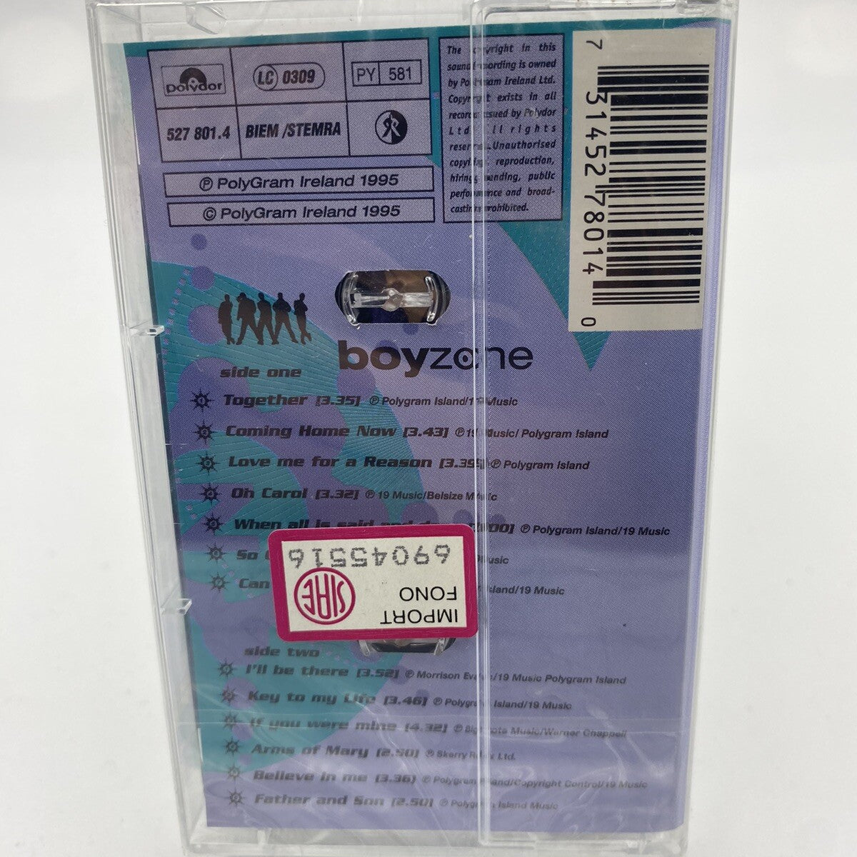 MUSICASSETTA Tape SS Boyzone – Said And Done Pop