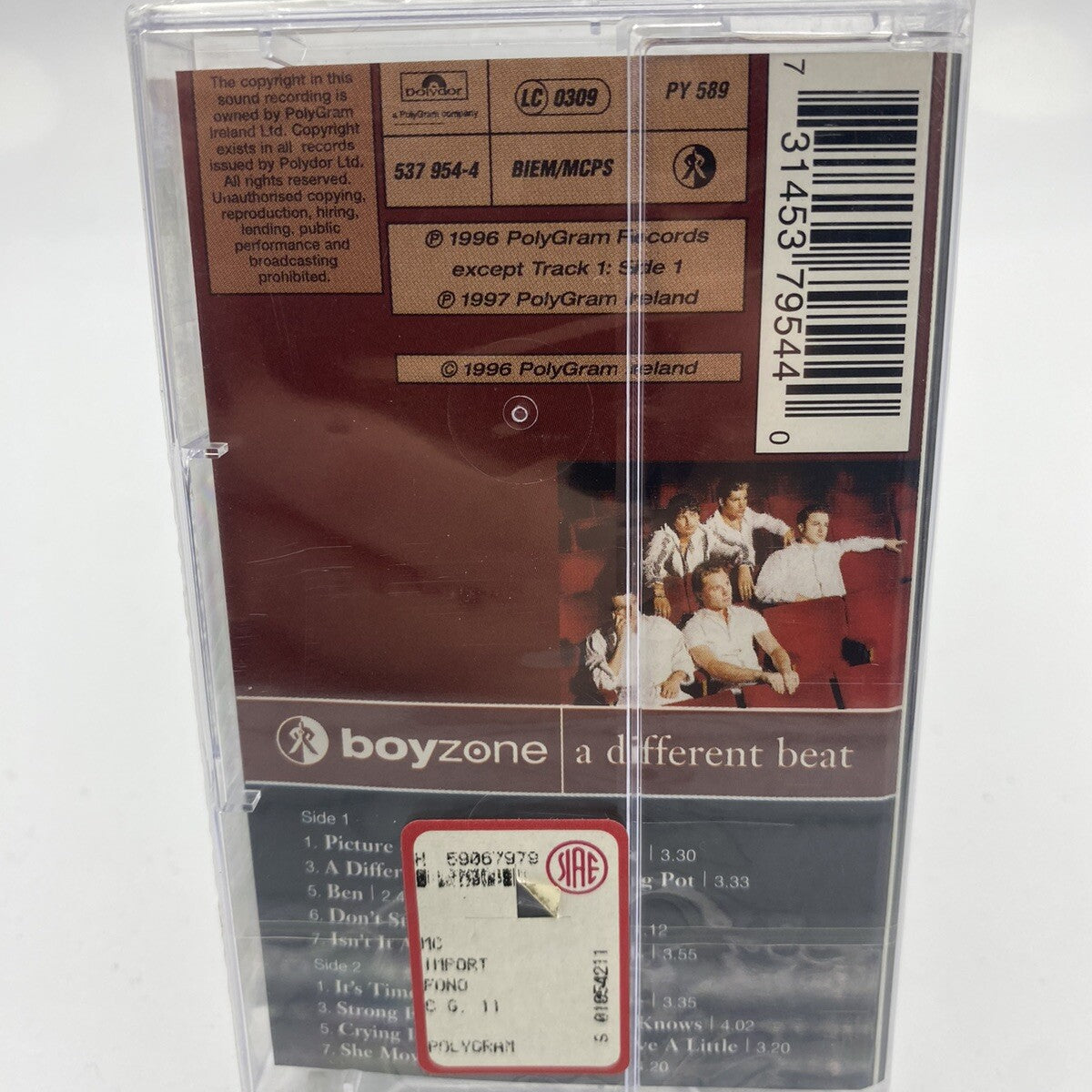 MUSICASSETTA Tape SS Boyzone – A Different Beat Rock Pop