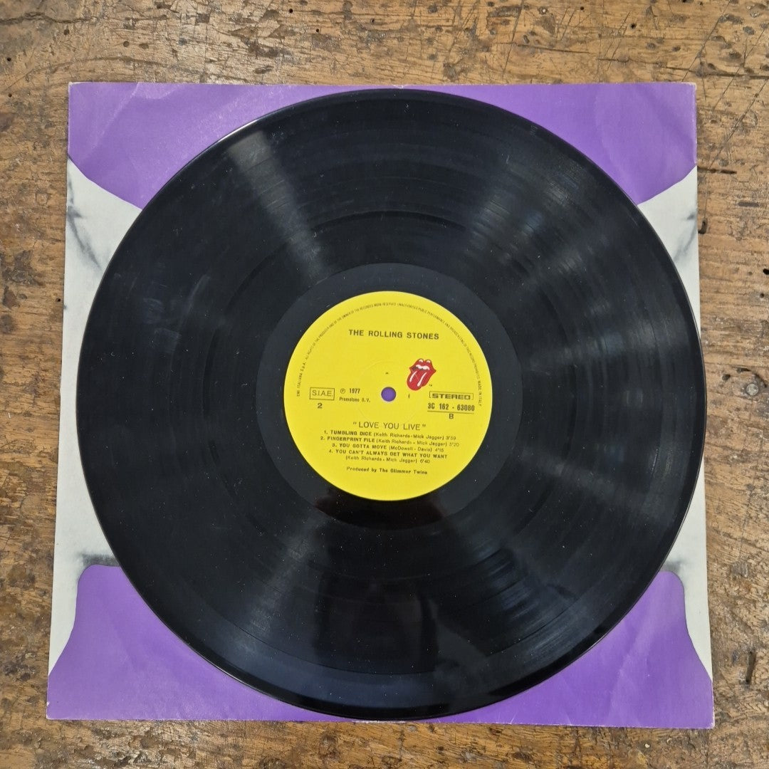 LP The Rolling Stones- Love You Live 3C 162-63081 ITALY 1977 Musica Vinile Rock